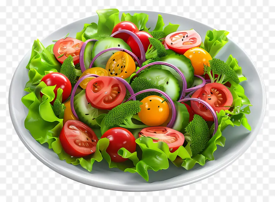 Salad Sehat，Salad Campuran PNG