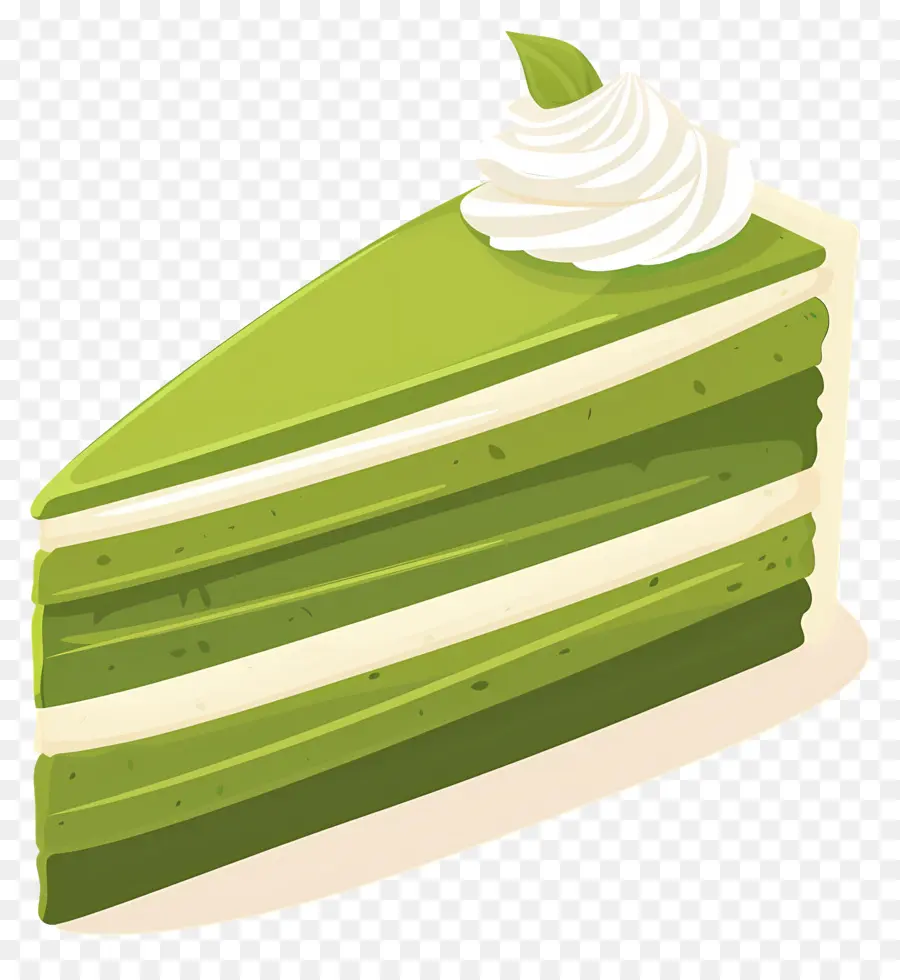 Kue Matcha，Kue Hijau PNG