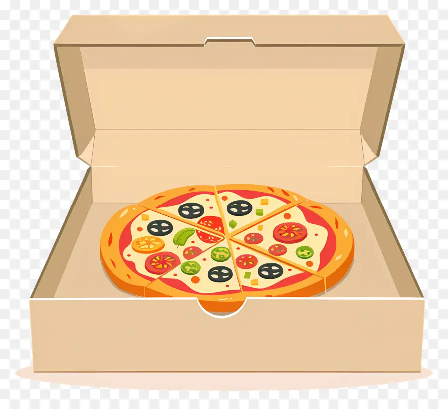 Kotak Pizza，Pizza Dalam Kotak PNG