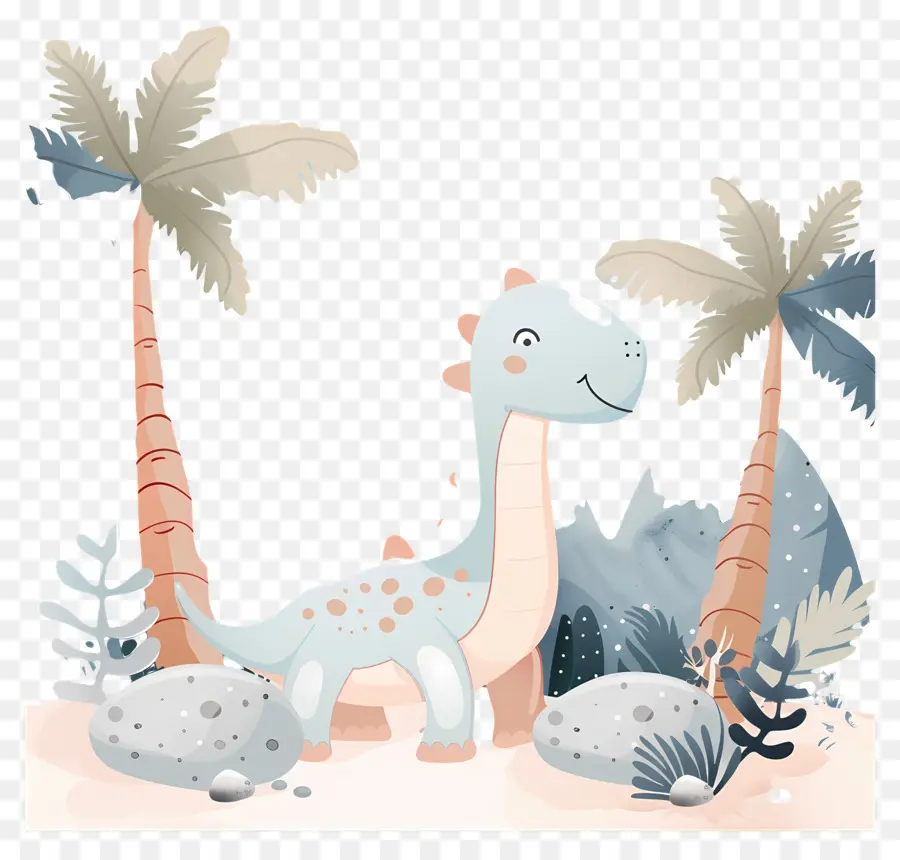 Dinosaurus Kartun，Dinosaurus Lucu PNG