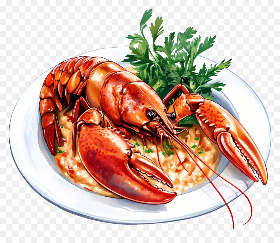 Hidangan Lobster，Hidangan Laut PNG