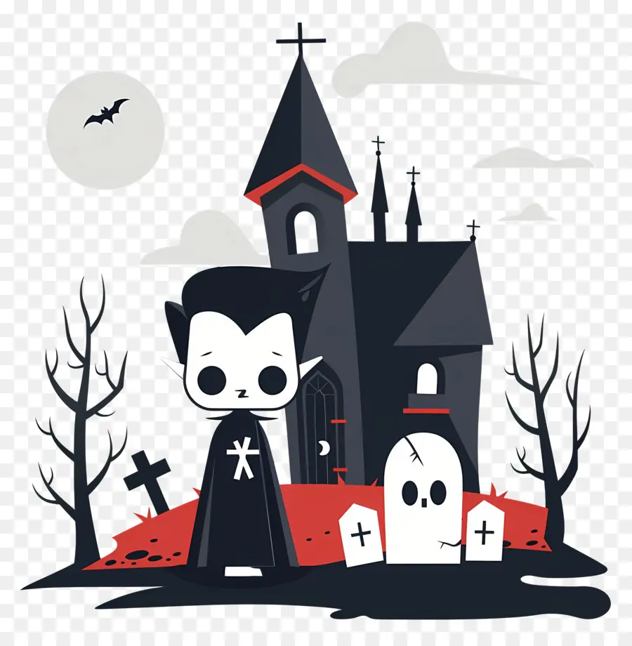 Vampir Hallowen，Vampir Dan Hantu PNG