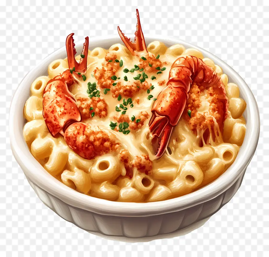 Hidangan Lobster，Lobster Mac Dan Keju PNG