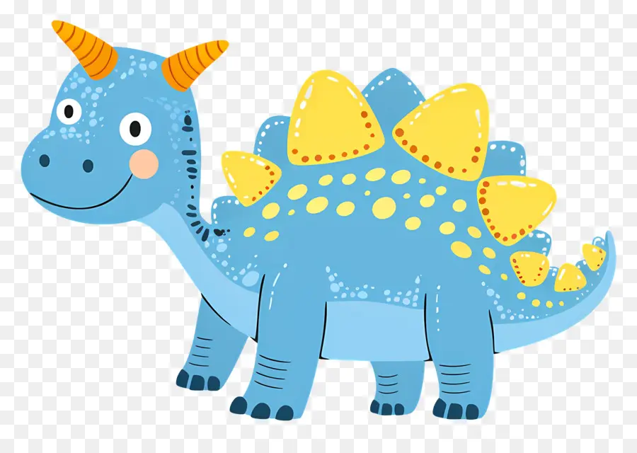 Dinosaurus Kartun，Dinosaurus Biru PNG