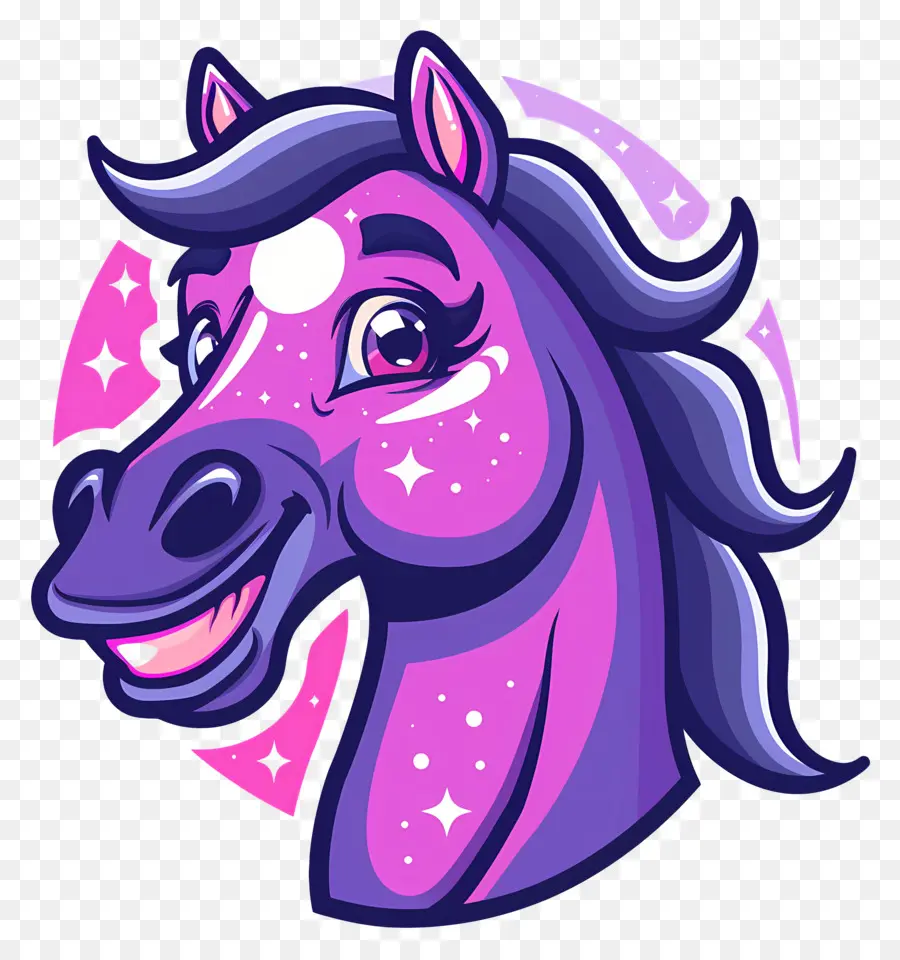 Kepala Unicorn，Kartun Unicorn PNG