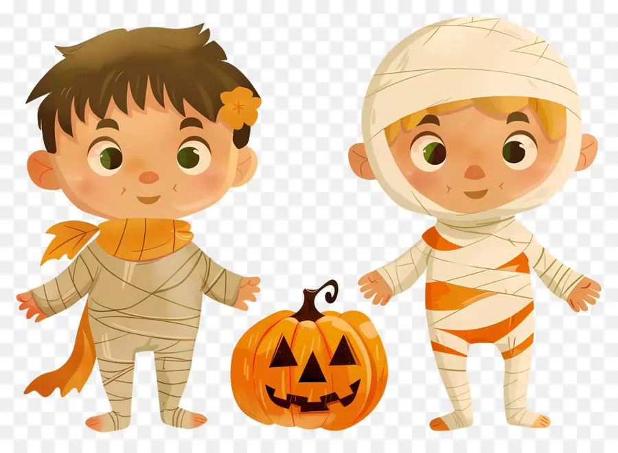 Anak Anak Halloween，Anak Anak Dalam Kostum PNG