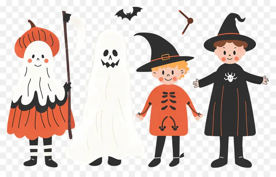 Anak Anak Halloween，Kostum Halloween PNG