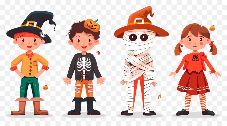 Anak Anak Halloween，Kostum Halloween PNG