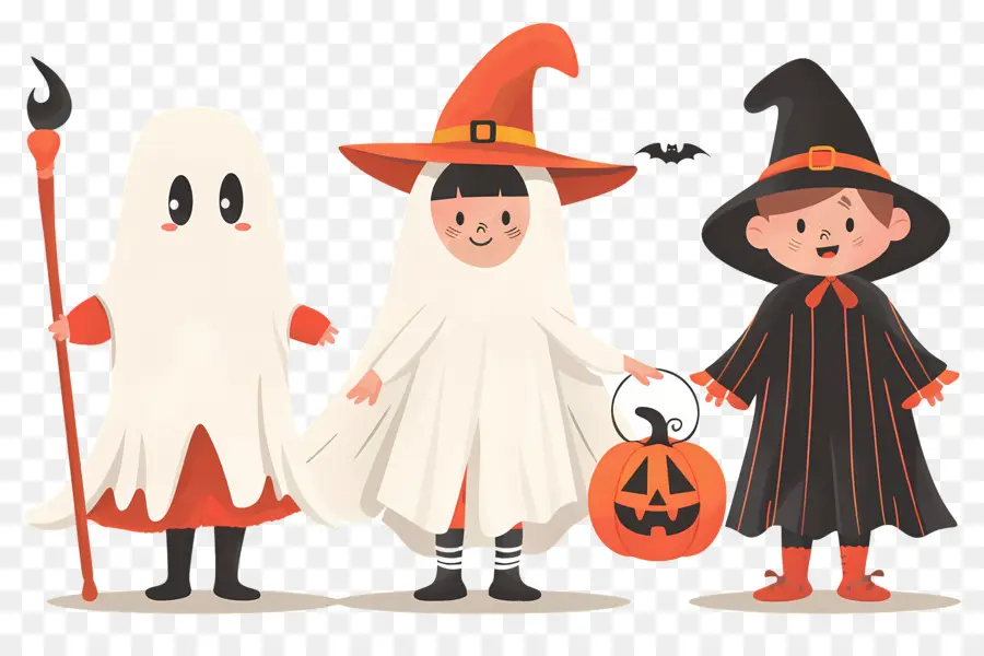 Anak Anak Halloween，Kostum Halloween PNG