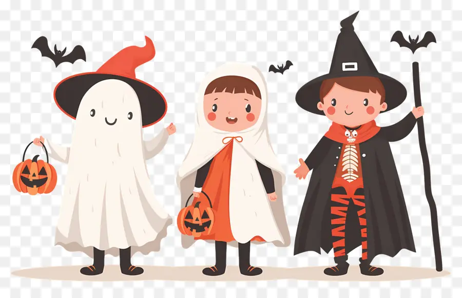 Anak Anak Halloween，Kostum Halloween PNG