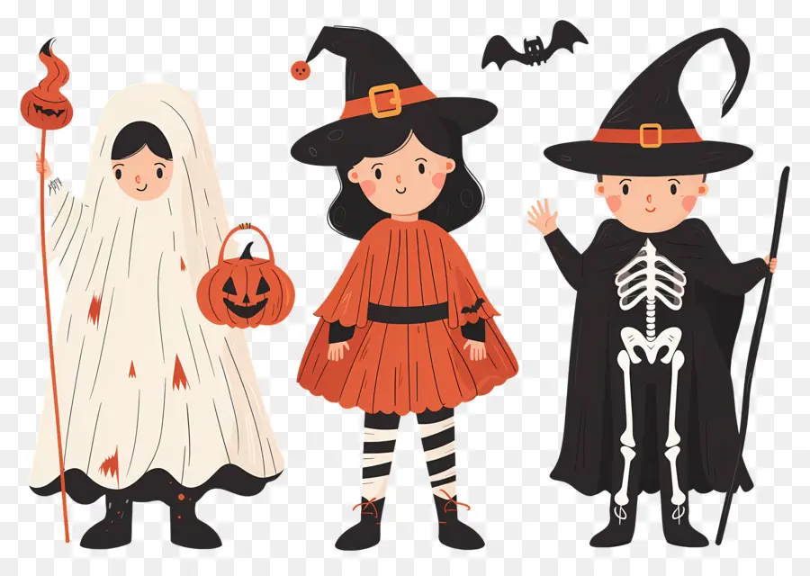 Anak Anak Halloween，Kostum Halloween PNG