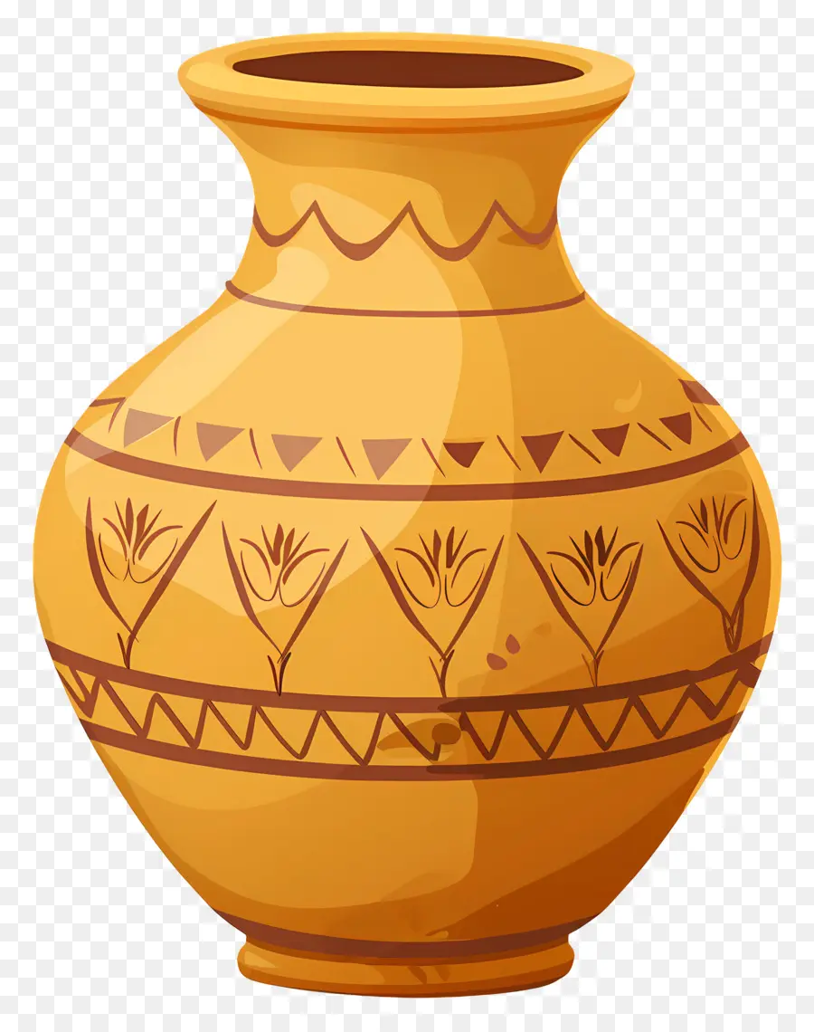 Pot India，Vas Dekoratif PNG