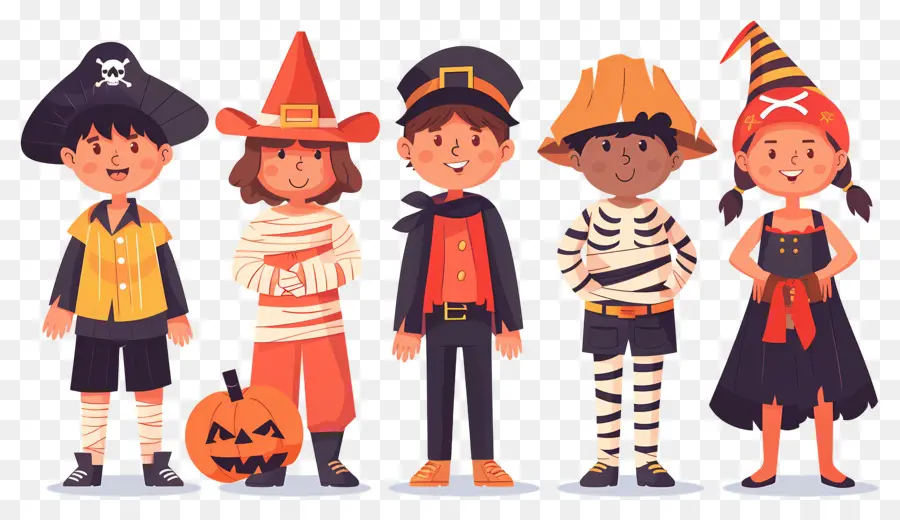 Anak Anak Halloween，Kostum Halloween PNG