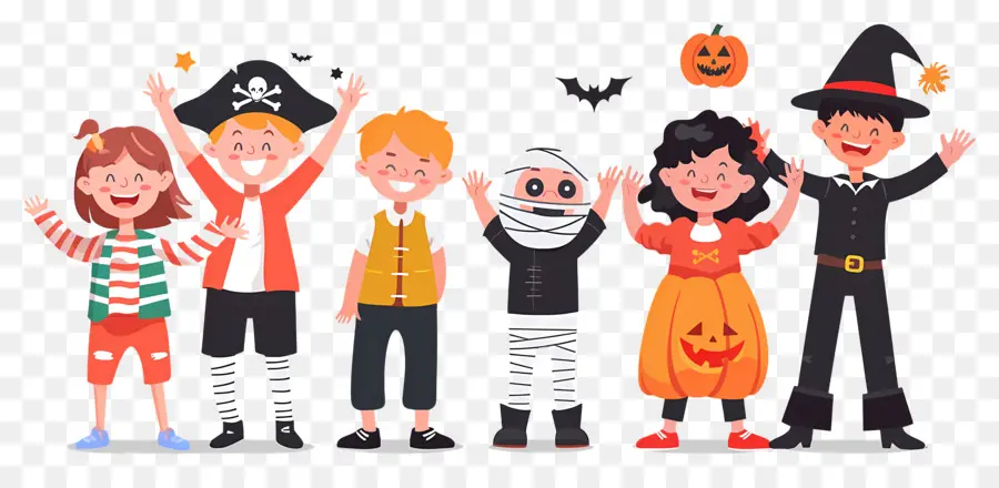 Anak Anak Halloween，Kostum Halloween PNG