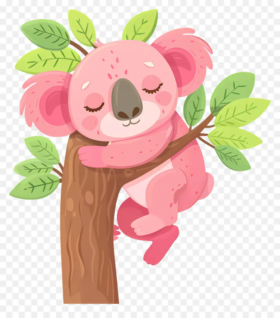 Koala Yang Lucu，Koala Di Pohon PNG