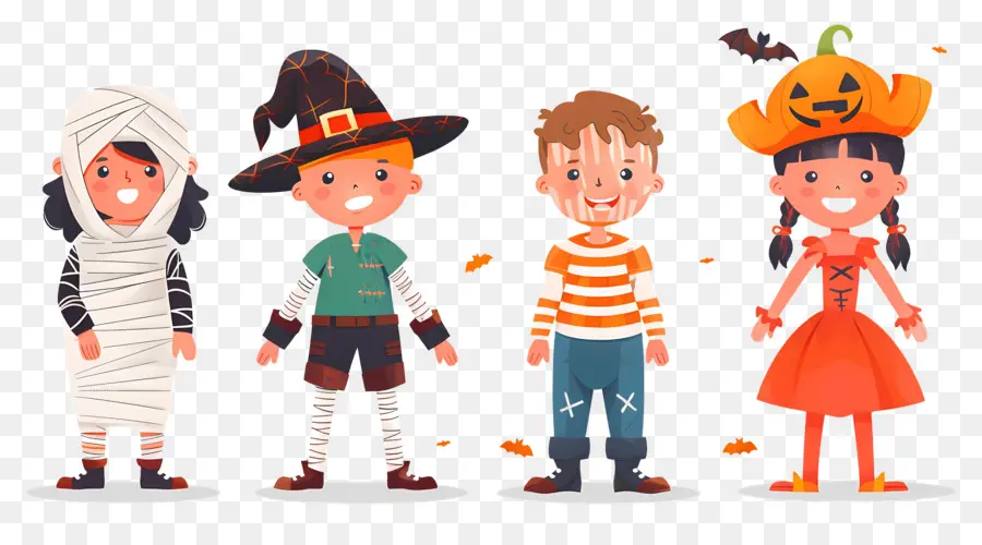 Anak Anak Halloween，Kostum Halloween PNG