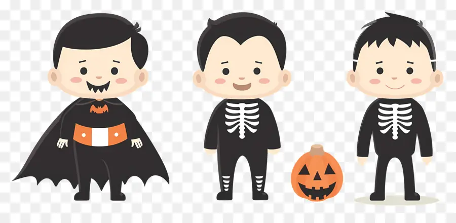 Anak Anak Halloween，Anak Anak Dalam Kostum PNG