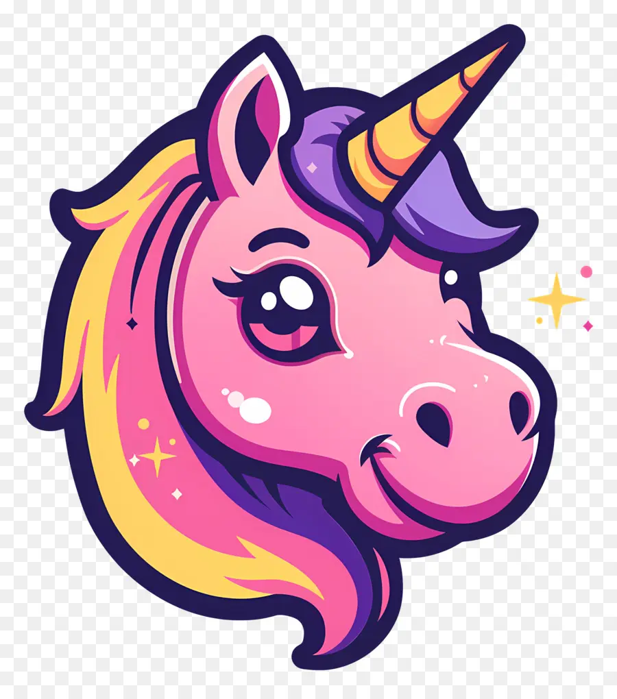 Kepala Unicorn，Unicorn PNG