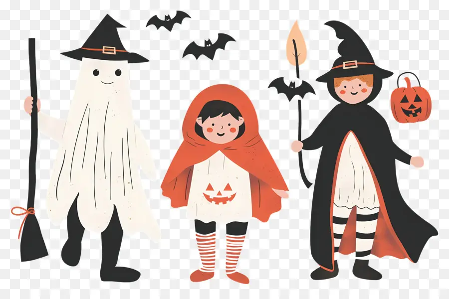 Anak Anak Halloween，Kostum Halloween PNG