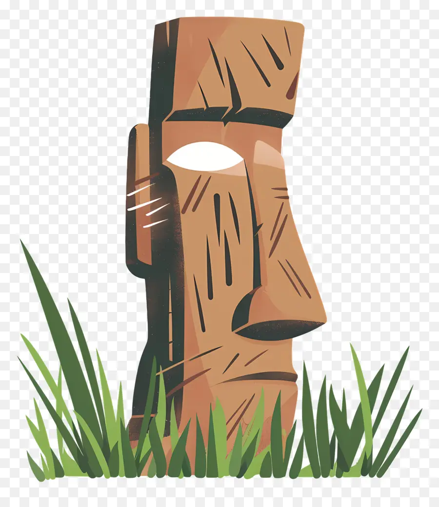 Moai，Patung Kayu PNG