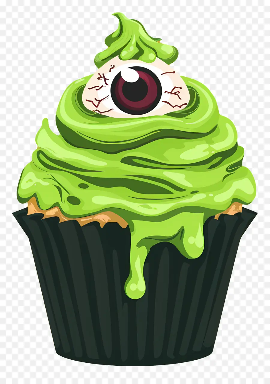 Kue Mangkuk Halloween，Kue Mangkuk Monster PNG