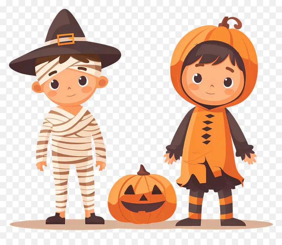 Anak Anak Halloween，Kostum Halloween PNG