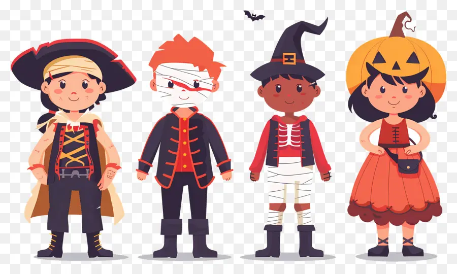 Anak Anak Halloween，Kostum Halloween PNG