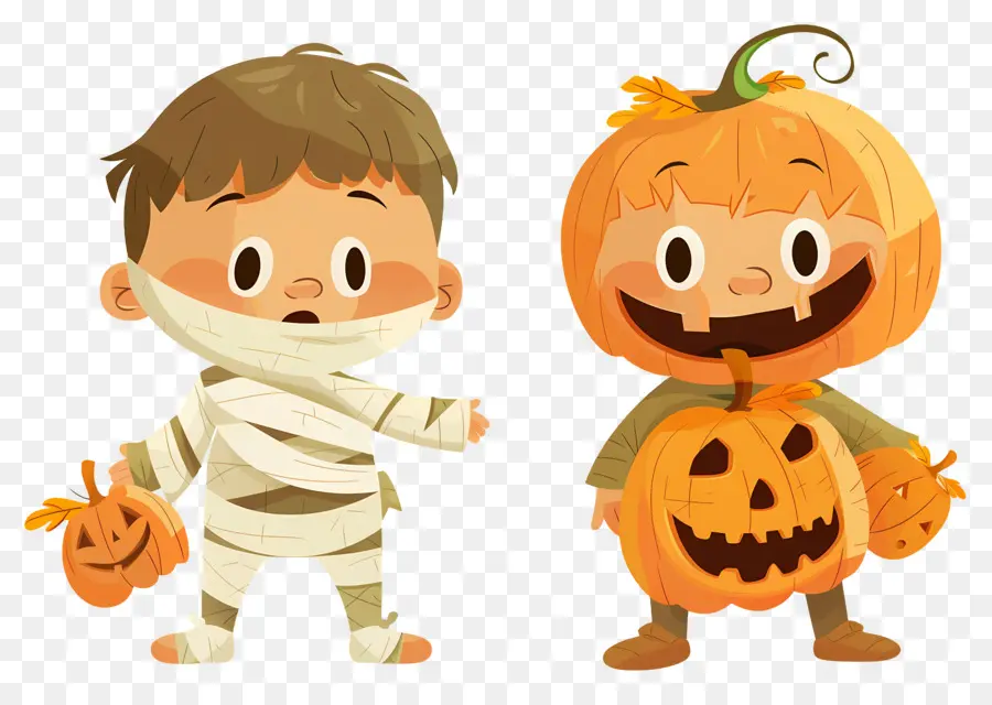 Anak Anak Halloween，Anak Anak Dalam Kostum PNG