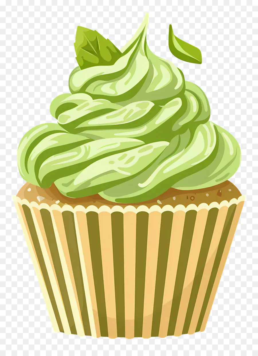 Kue Mangkuk Matcha，Kue Mangkuk Hijau PNG