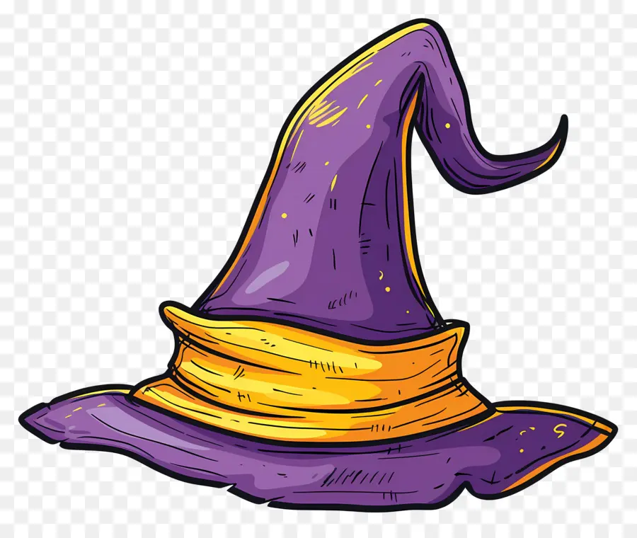 Topi Halloween，Topi Penyihir PNG