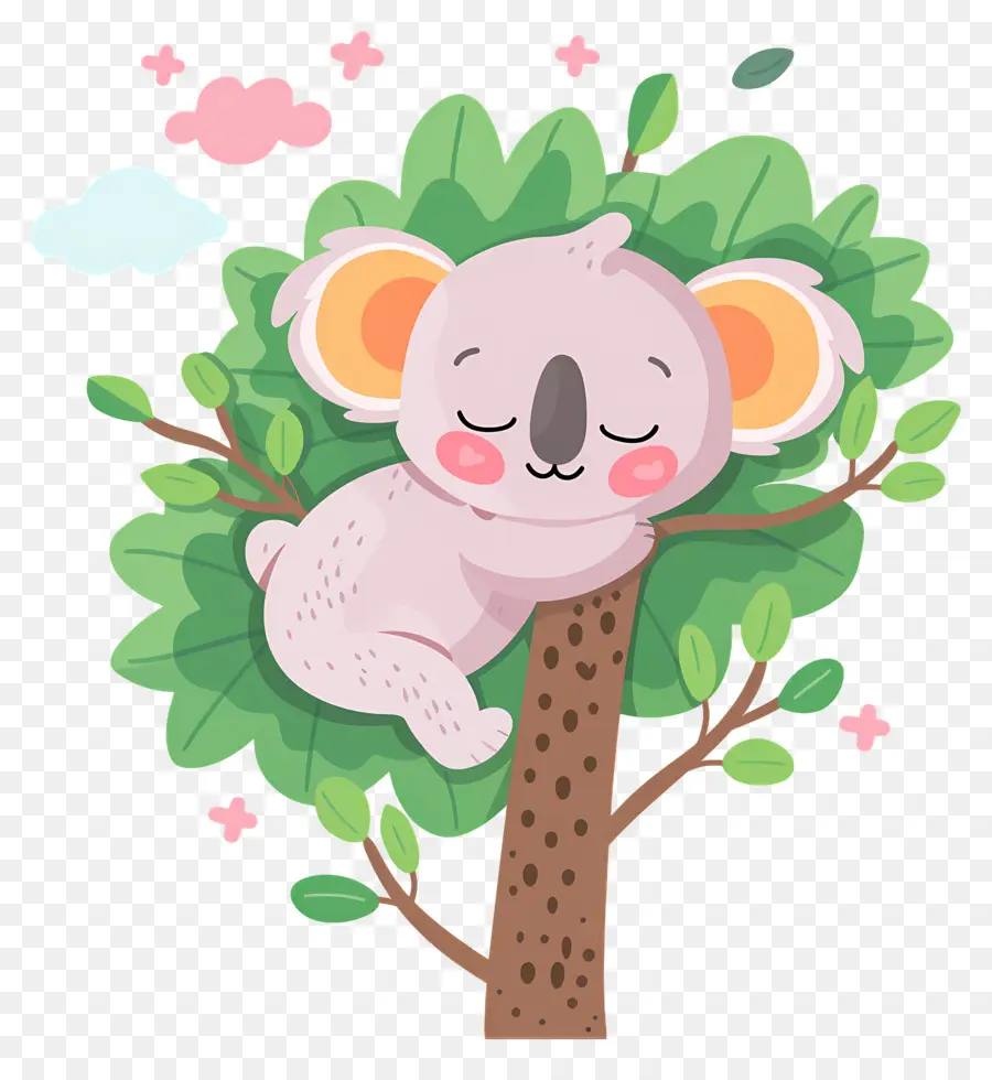 Koala Yang Lucu，Koala Di Pohon PNG