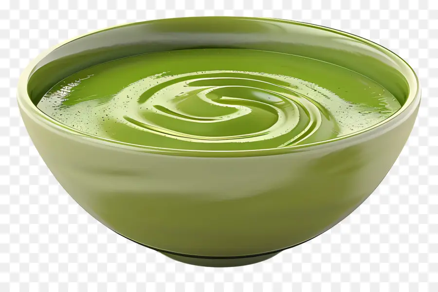 Teh Hijau Matcha，Mangkuk Hijau PNG