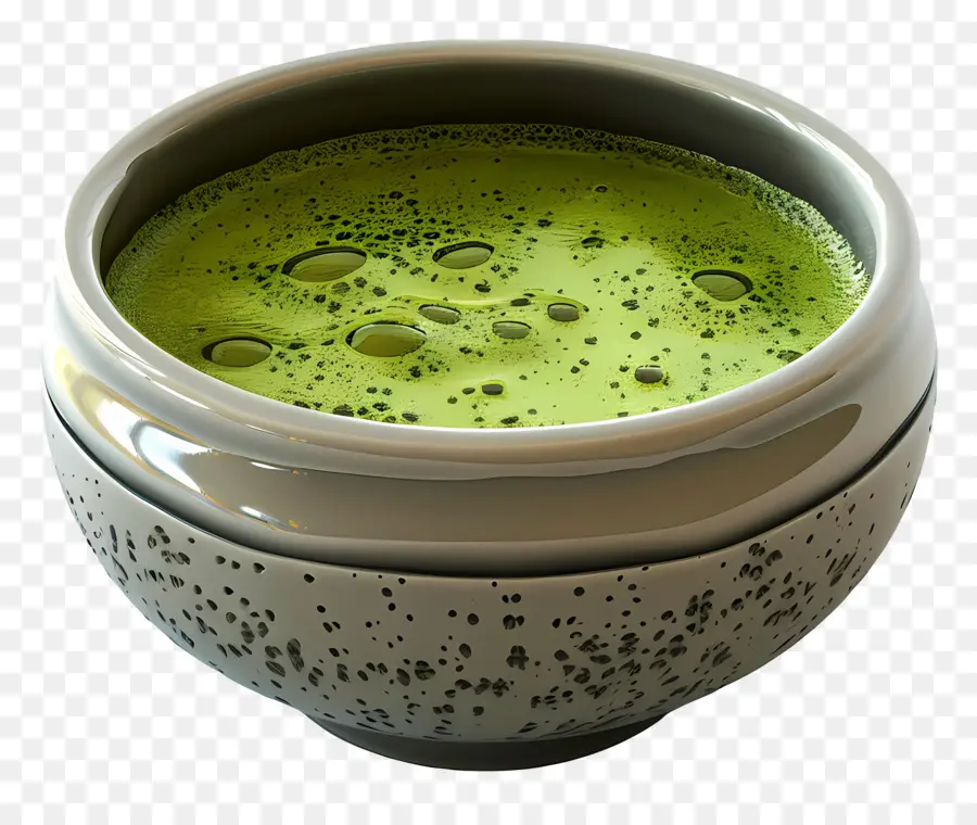 Teh Hijau Matcha，Mangkuk Teh Hijau PNG