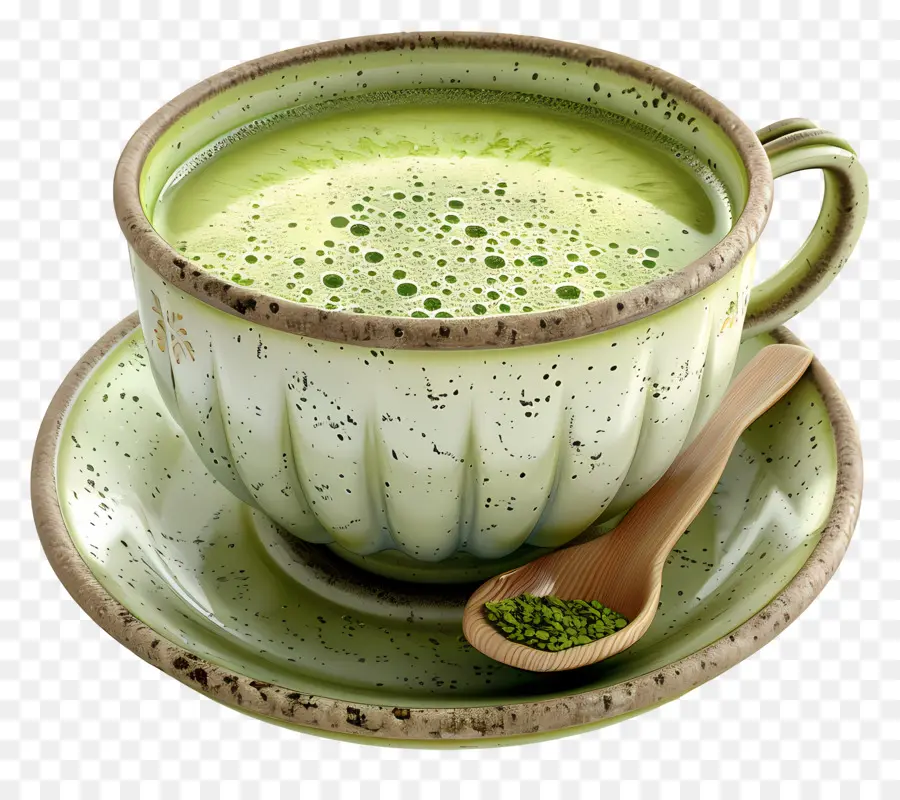 Teh Hijau Matcha，Cangkir Teh Hijau PNG