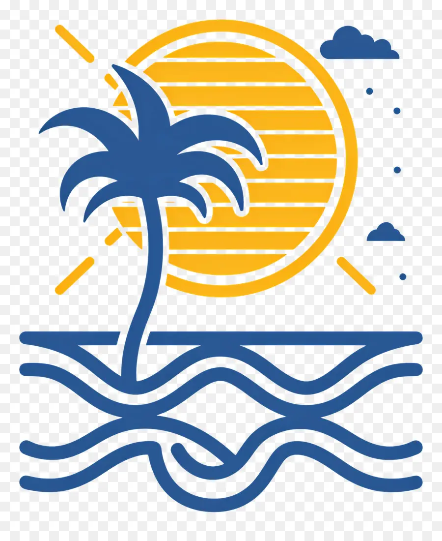 Logo Pantai，Pemandangan Pantai PNG