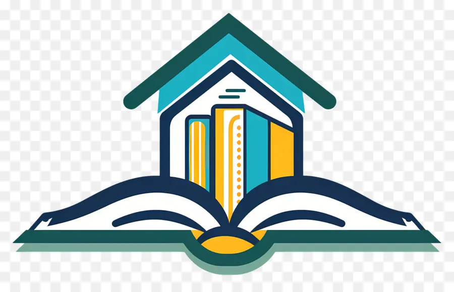 Logo Buku，Buku Dan Rumah PNG