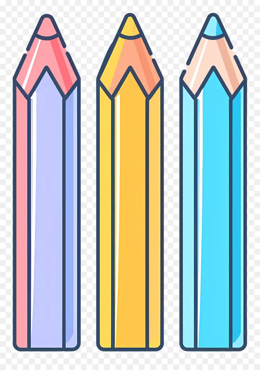 Pensil Warna，Menggambar PNG