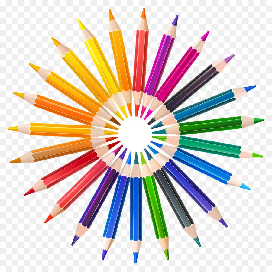 Pensil Warna，Seni PNG