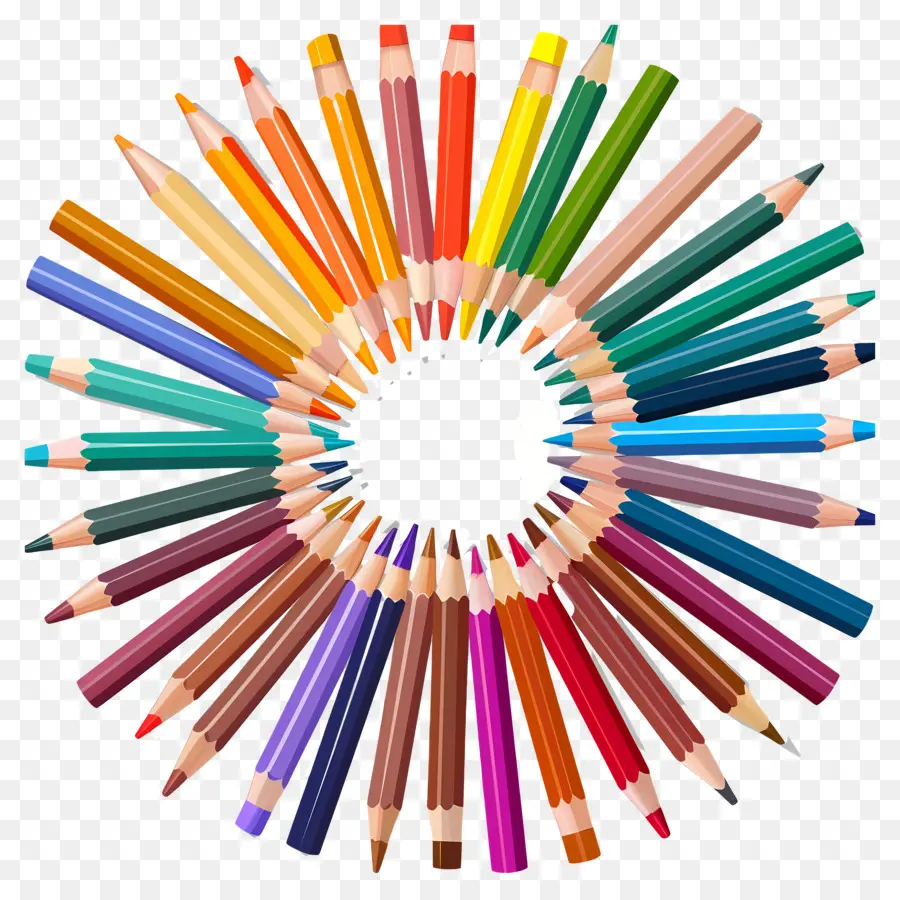 Pensil Warna，Seni PNG