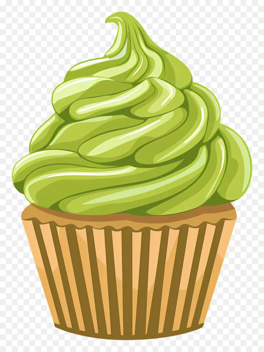 Kue Mangkuk Matcha，Kue Mangkuk Hijau PNG