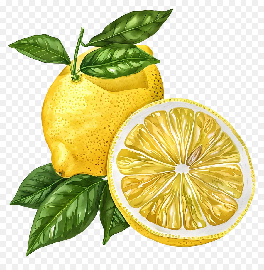 Lemon Cat Air，Lemon Kuning PNG