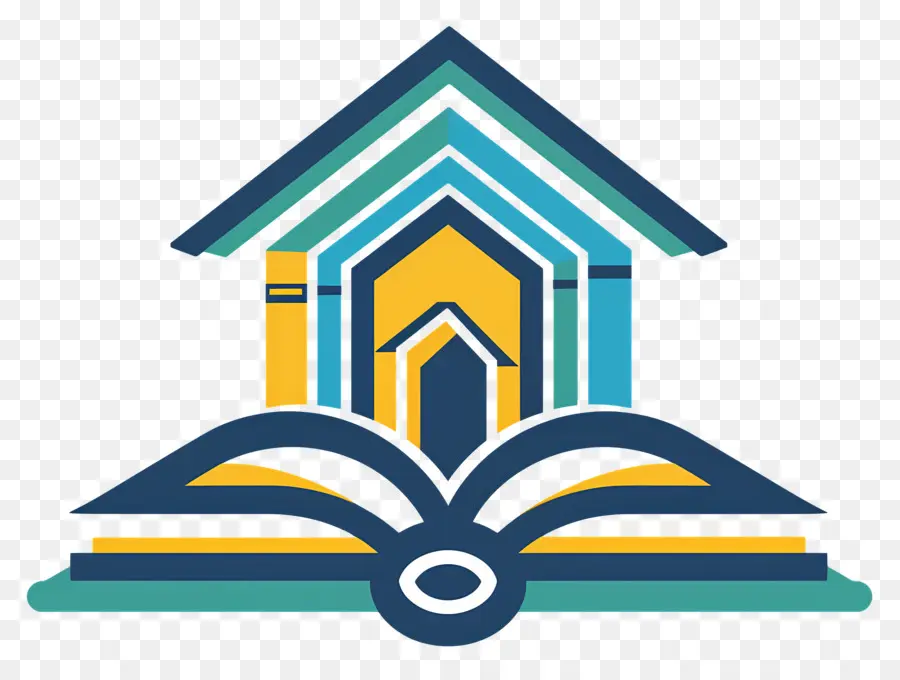 Logo Buku，Buku Dan Rumah PNG