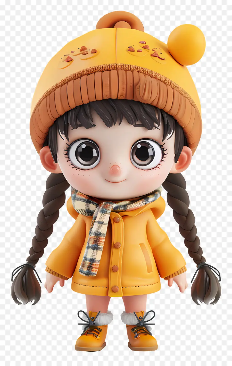 Gadis Chibi，Karakter Kartun 3d PNG