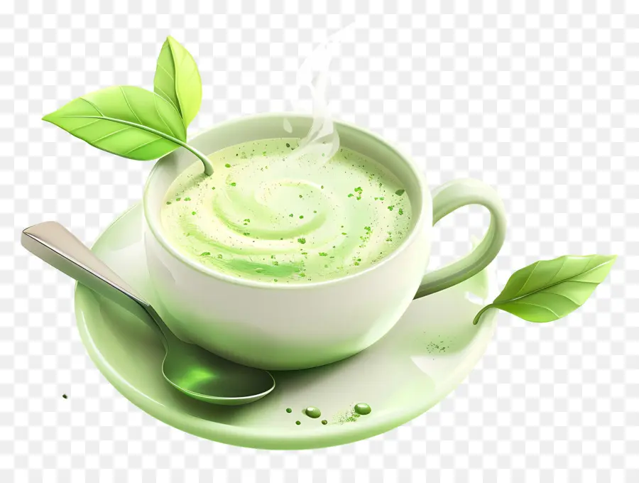 Teh Hijau Matcha，Cangkir Teh Hijau PNG