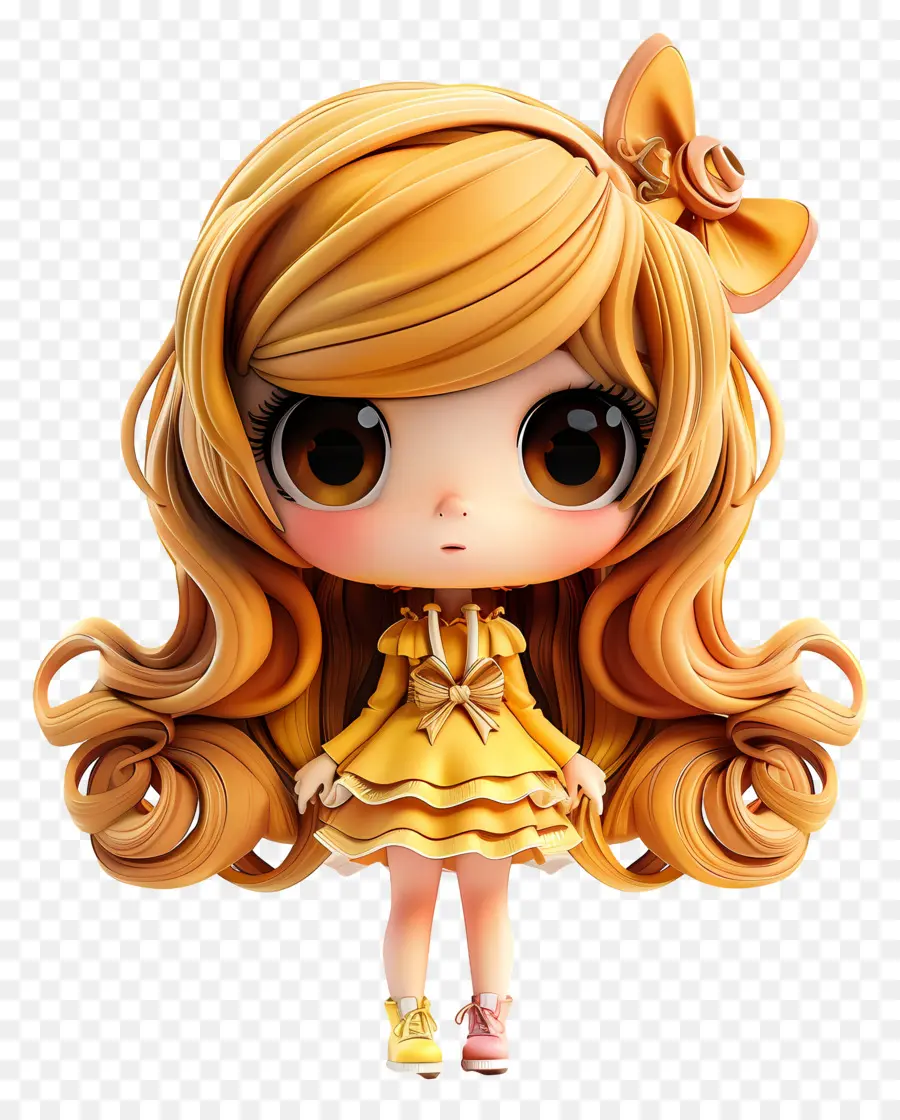 Gadis Chibi，Boneka Lucu PNG