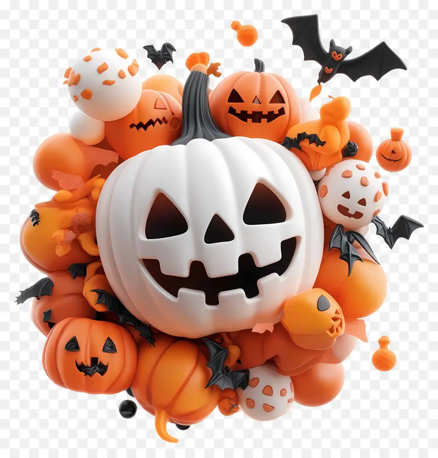 Elemen Halloween，Labu PNG