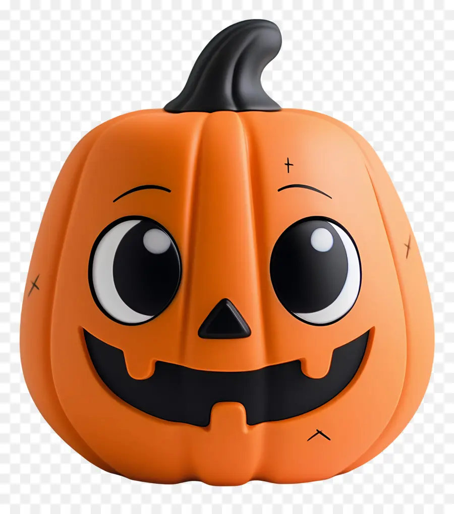 Elemen Halloween，Labu Lucu PNG