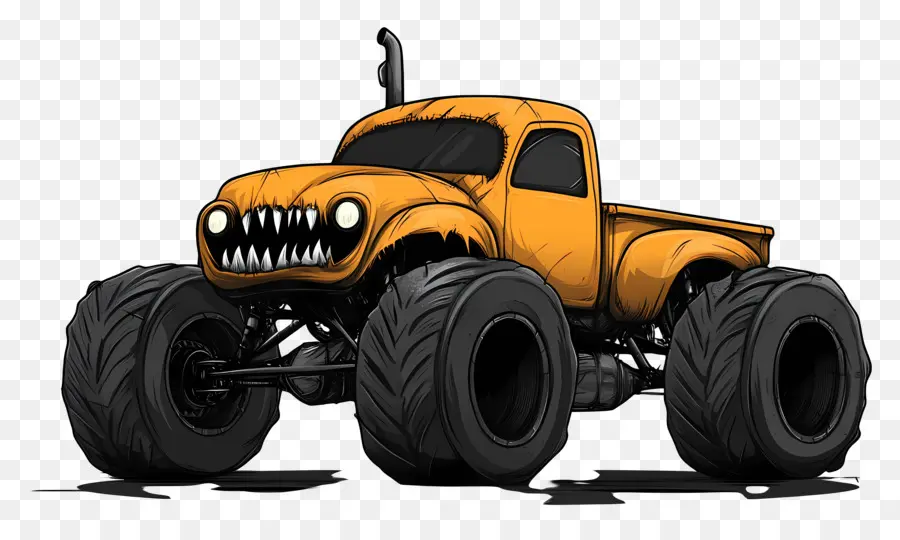 Truk Monster Halloween，Truk Monster PNG