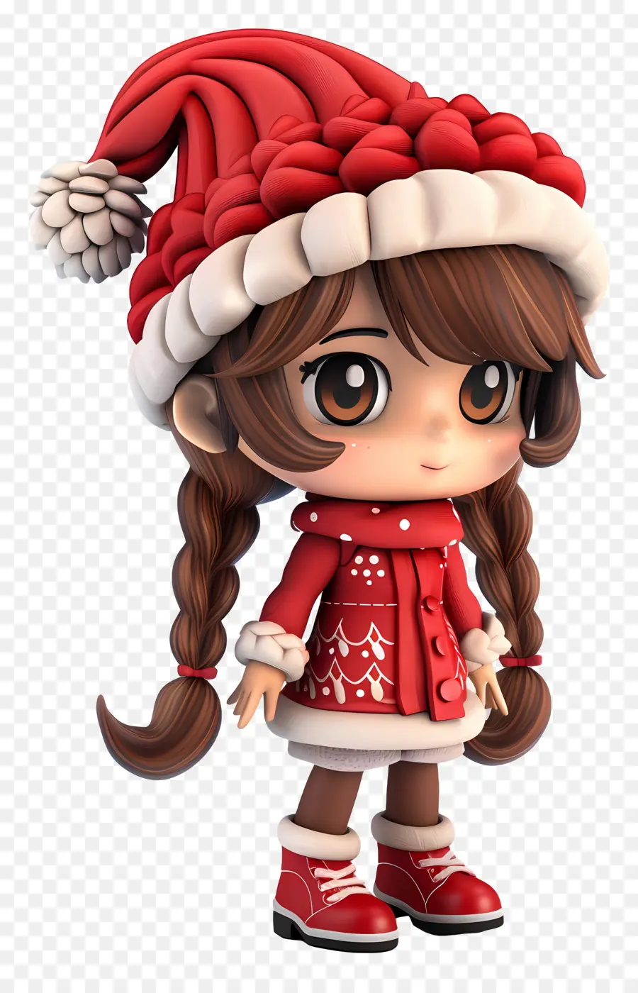 Gadis Chibi，Gadis Natal PNG