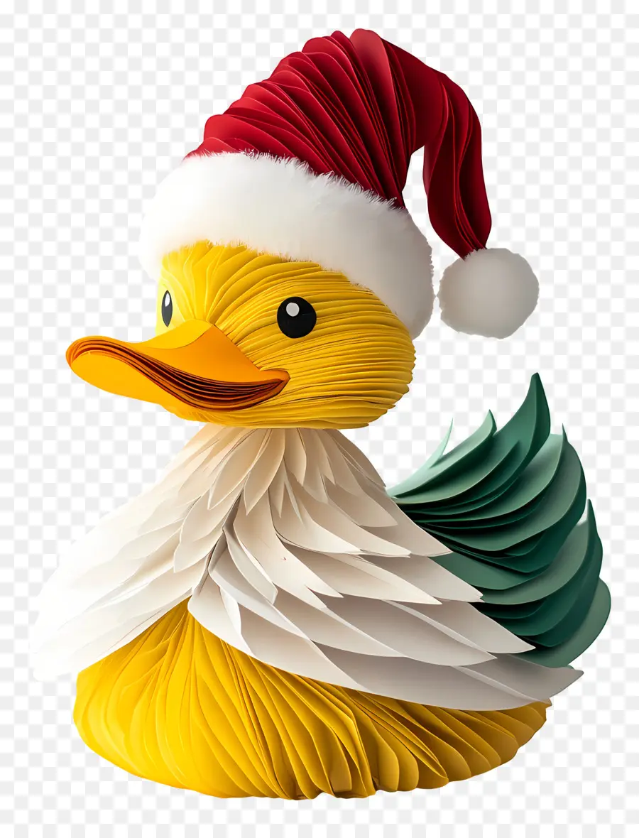 Bebek Natal，Bebek Kertas PNG